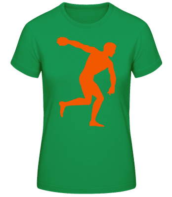 Discus Throw - Camiseta para mujer B&C - Verde irlandés - delante