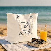 Strandtasche - Creme