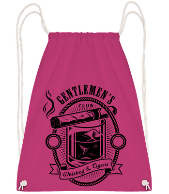 Gentlemen's Club - Sac à dos Drawstring - Magenta - Devant
