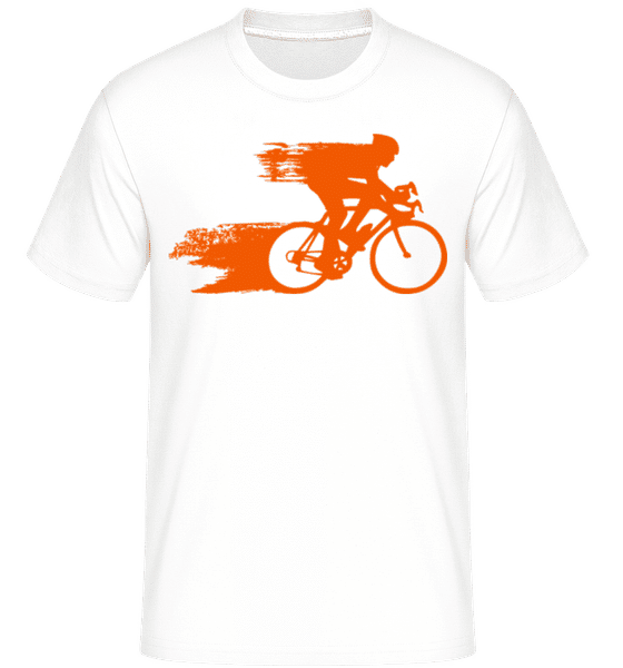 Aperçu: Cyclist -  T-Shirt Shirtinator homme - Blanc - Devant