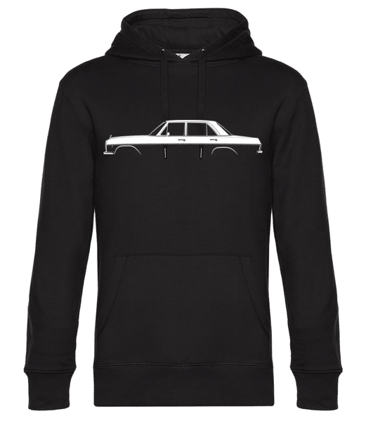 Aperçu: 'Mercedes-Benz 220 (W115)' Silhouette - Sweat à capuche premium Unisexe - Noir - Devant