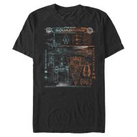 Star Wars - Squadrons - Skupina So Many Ships - Männer T-Shirt - Schwarz - Vorne