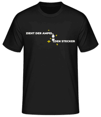 Zieht Der Ampel Den Stecker Weiß · Männer Basic T-Shirt