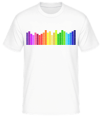 Regenbogen Soundbars · Männer Basic T-Shirt