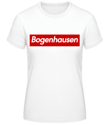 Bogenhausen - Frauen T-Shirt B&C - Weiß - Vorne