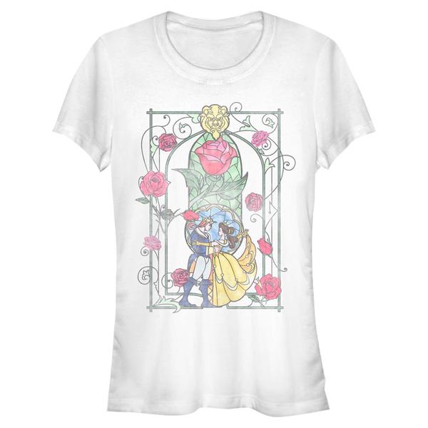 Preview: Disney - Beauty & the Beast - Kráska a zvíře Beauty Dance - Women's T-Shirt - White - Front