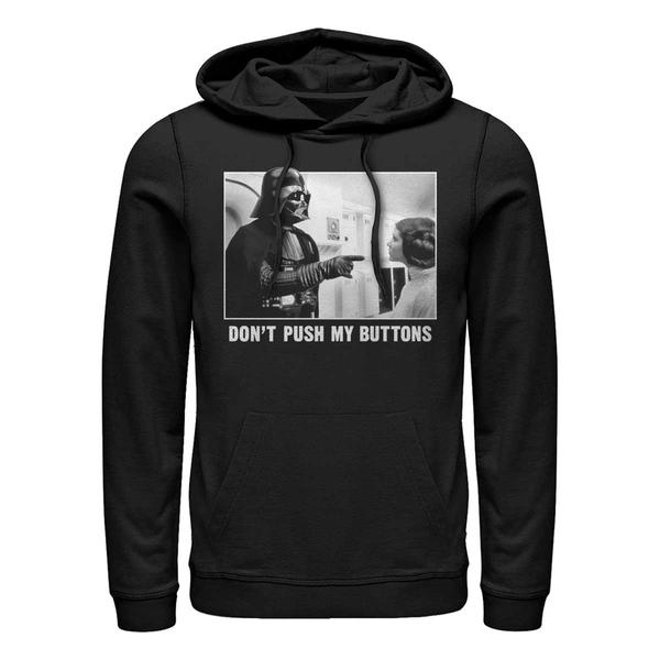 Aperçu: Star Wars - Skupina Button Pusher - Unisex Sweat à capuche - Noir - Devant
