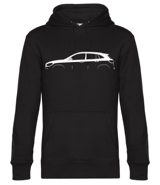Aperçu: 'Mercedes-Benz GLA AMG' Silhouette - Sweat à capuche premium Unisexe - Noir - Devant