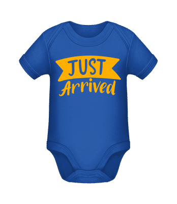 Just Arrived - Baby Bio Strampler - Royalblau - Vorne