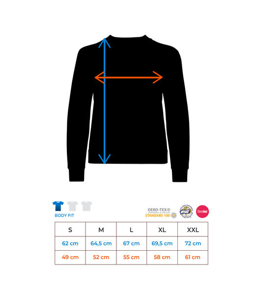 This Is My Hanukkah Pajamakah - Sweatshirt Femme - Tableau des tailles