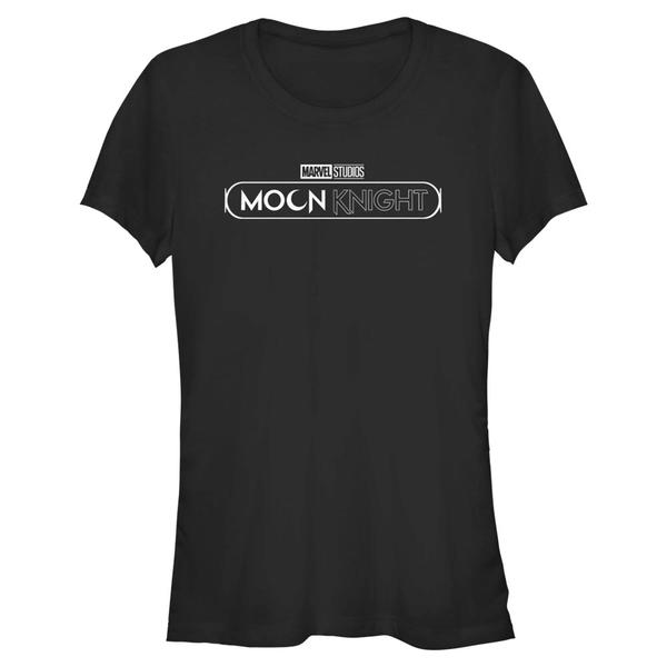 Aperçu: Marvel - Moon Knight - Logo White - Femme T-shirt - Noir - Devant