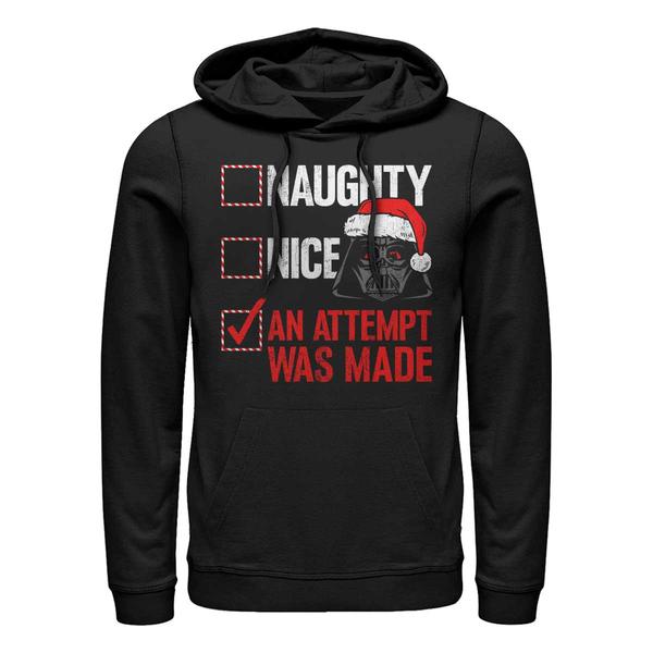 Aperçu: Star Wars - Darth Vader Attempt Was Made - Christmas - Unisex Sweat à capuche - Noir - Devant