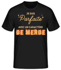 Je Suis Parfaite - T-shirt standard Homme - Noir - Devant