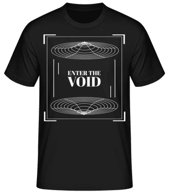 Void - Männer Basic T-Shirt - Schwarz - Vorne