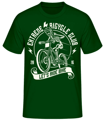 Let's Ride Bike - Men's Basic T-Shirt - Bottle green - Front