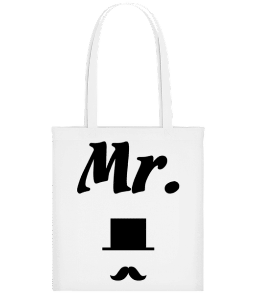 Vorschau: Mr. Wedding - Stofftasche - Weiß - Vorne