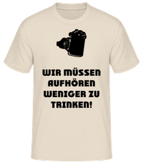 Aufhören Weniger Zu Trinken · Männer Basic T-Shirt