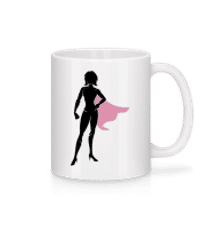 Superwoman Silhouette - Taza - Blanco - delante