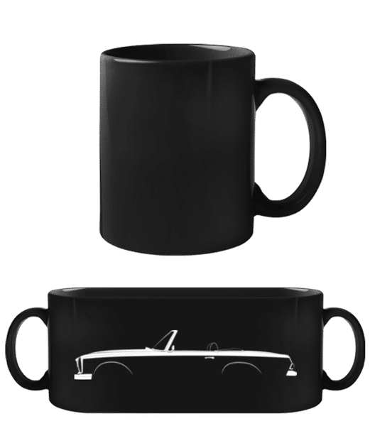 Aperçu: 'Mercedes SL W113' Silhouette - Tasse Noire - Noir - Devant