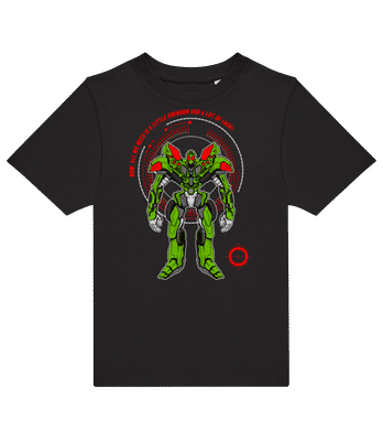 Energon And A Lot Of Luck - Kinder T-Shirt B&C - Schwarz - Vorne