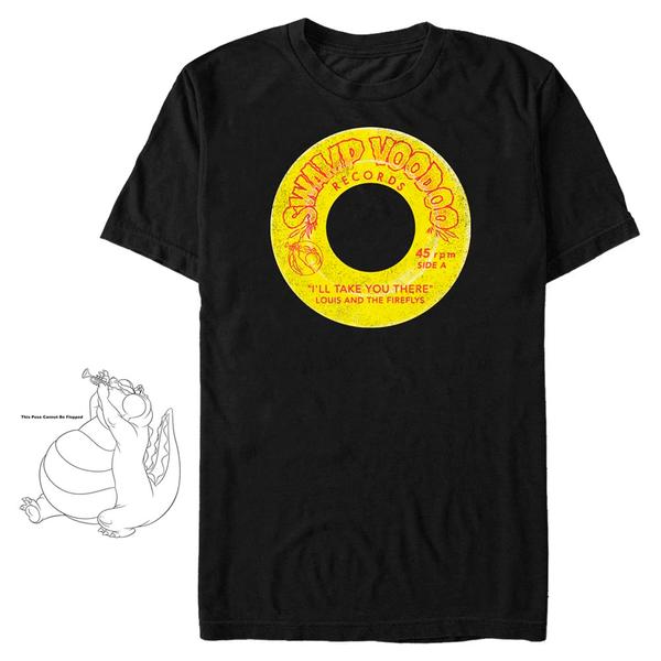 Disney - La princesse et la grenouille - Louis and the Fireflies - Homme T-shirt - Noir - Devant