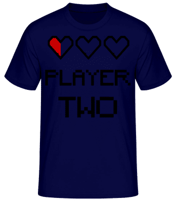 Player Two - T-shirt standard Homme - Bleu marine - Devant