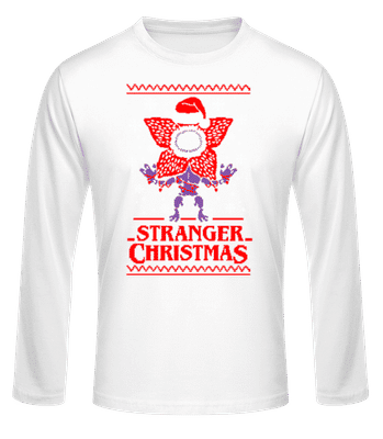 Ugly Stranger Christmas - T-shirt à manches longues standard Homme - Blanc - Devant
