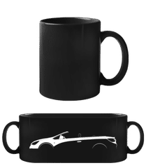 'Opel Cascada' Silhouette · Schwarze Tasse