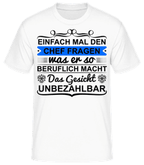 Einfach Mal Den Chef Fragen · Männer Basic T-Shirt