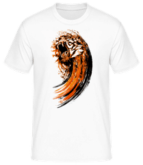 Brüllender Tiger · Männer Basic T-Shirt
