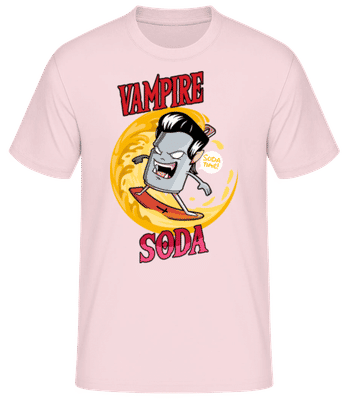 Vampire Soda - Pánské basic tričko - Růžová - Napřed