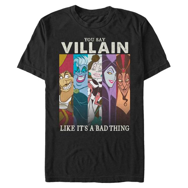 Aperçu: Disney - Les Méchants Disney - Skupina Villain Like Bad - Homme T-shirt - Noir - Devant