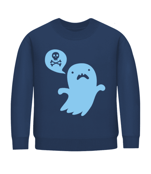 Aperçu: Esprit Fou - Sweatshirt Enfant - Bleu marine - Devant