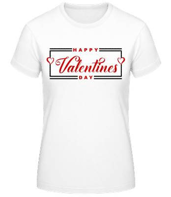 Happy Valentines Day 3 - Women's B&C T-Shirt - White - Front