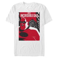 Disney - Les Indestructibles - Mr. Incredible Dad Poster - Father's Day - Homme T-shirt - Blanc - Devant