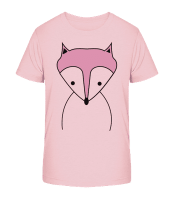 Renard Mignon - T-shirt bio Enfant Stanley Stella 2.0 - Rose - Devant