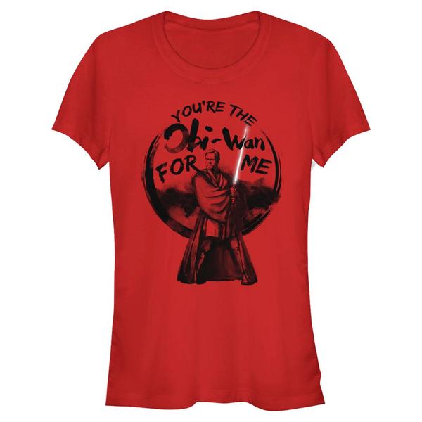 Star Wars - Obi-Wan ObiWan for Me - Femme T-shirt - Rouge - Devant