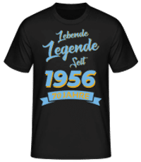 70 Lebende Legende 1956 - Männer Basic T-Shirt - Schwarz - Vorne