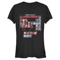 Star Wars - Skupina Hero Chart - Dámske Tričko - Čierna - Predné