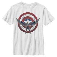 Marvel - 	The Falcon and the Winter Soldier - Captain America Wield The Shield - Kinder T-Shirt