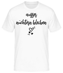 Ausser Nüchtern Bleiben · Männer T-Shirt B&C
