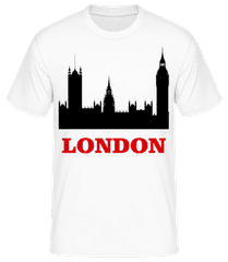 London Skyline 2 · Men's Basic T-Shirt