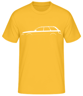 'Audi RS2 Avant' Silhouette - Men's Basic T-Shirt - Golden yellow - Front