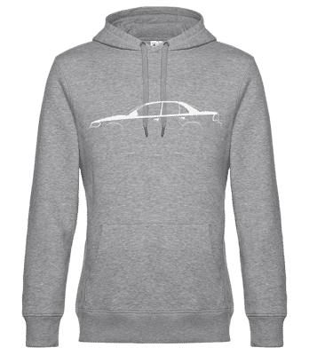'Opel Omega (B2)' Silhouette - Sweat à capuche standard homme - Gris chiné - Devant