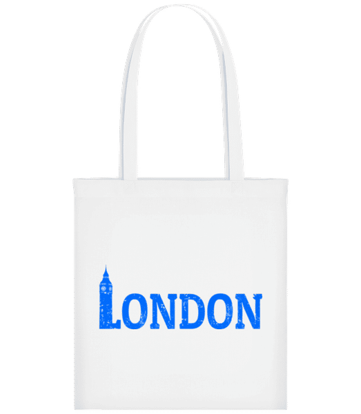 Aperçu: London UK - Tote Bag - Blanc - Devant