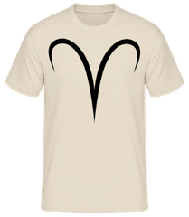 Widder Zeichen Abstrakt · Männer Basic T-Shirt