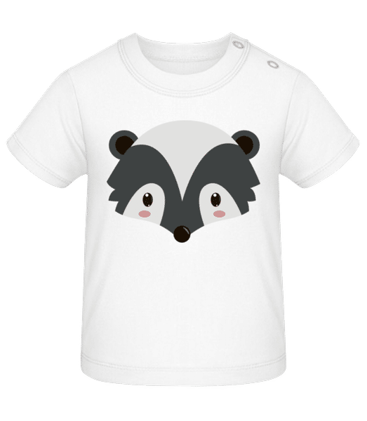 Aperçu: Raton Laveur Comic - T-shirt Bébé - Blanc - Devant