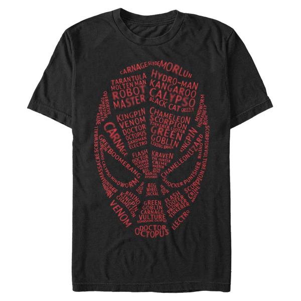 Aperçu: Marvel - Avengers - Spider-Man Spidey Words - Homme T-shirt - Noir - Devant