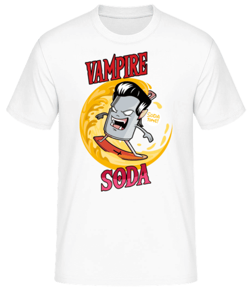 Aperçu: Vampire Soda - T-shirt standard Homme - Blanc - Devant