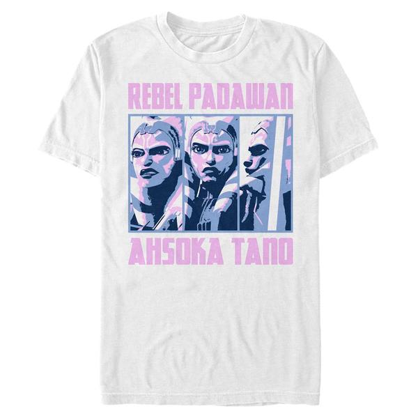 Aperçu: Star Wars - The Clone Wars - Ahsoka Rebel BoxUp - Homme T-shirt - Blanc - Devant